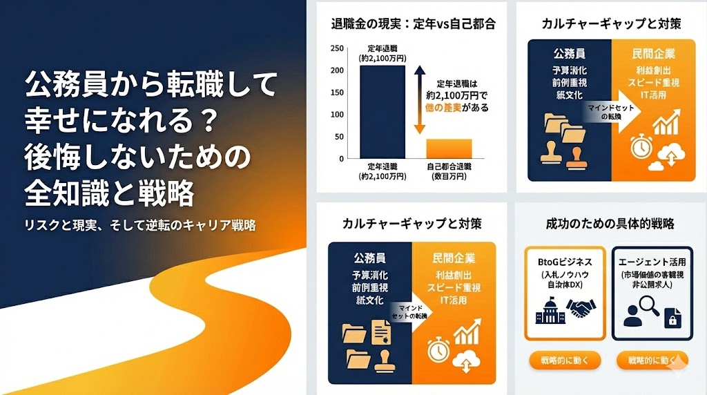 公務員 から 転職 幸せ