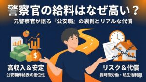 警察官の給料はなぜ高い？仕組みや手当の裏側とブラックな実態