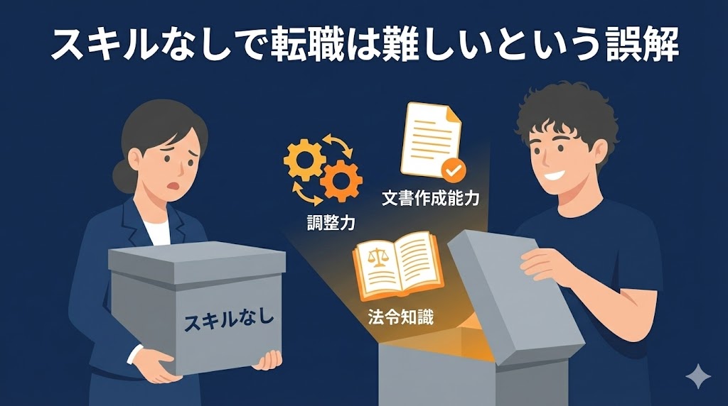 スキルなしで転職は難しいという誤解