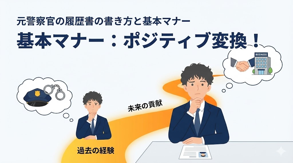 元警察官の履歴書の書き方と基本マナー