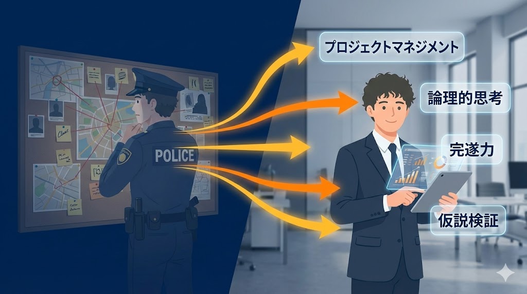 元警察官の強みを民間企業で最大化させる方法