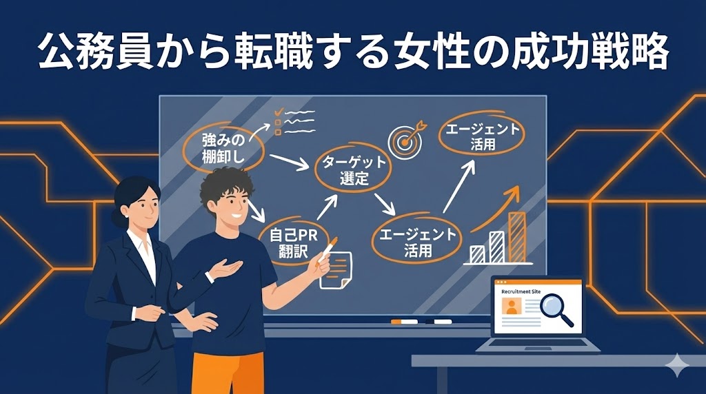 公務員から転職する女性の成功戦略