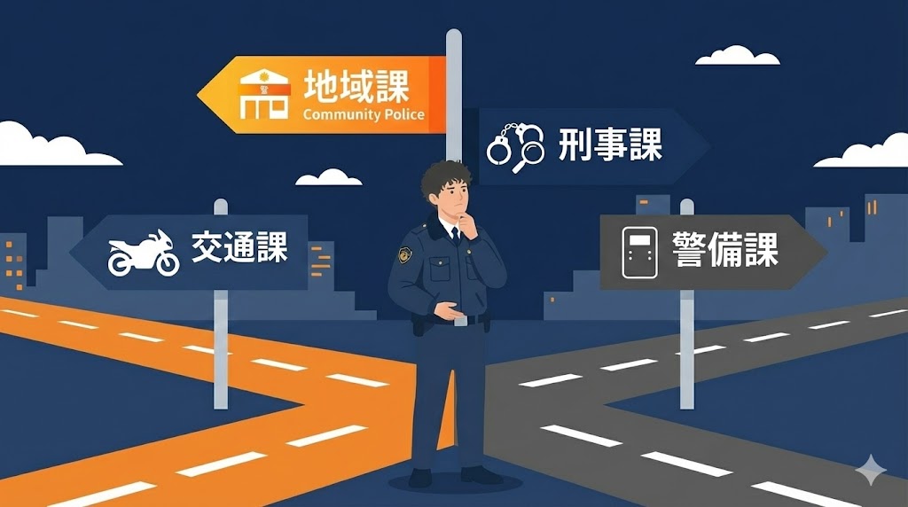 希望次第でずっと交番勤務以外の道も