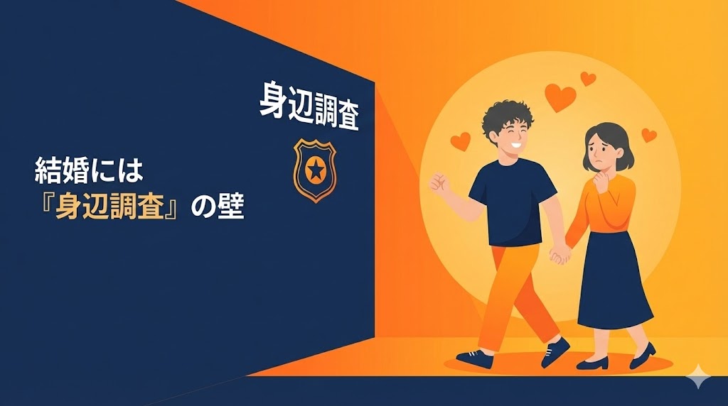 彼女との結婚には身辺調査の壁がある
