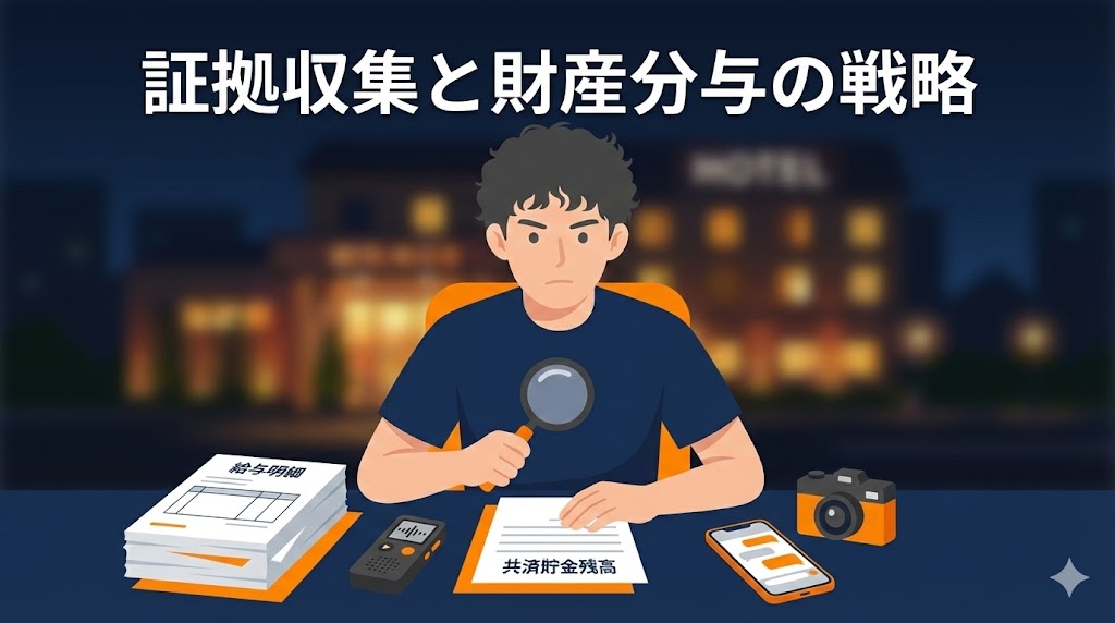 証拠収集と財産分与の戦略