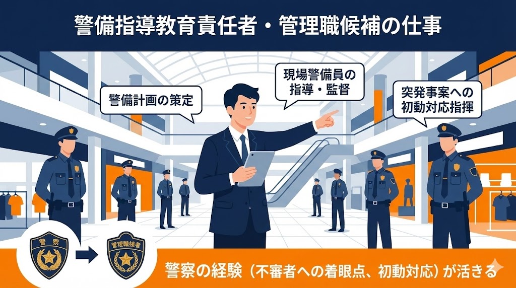 警備指導教育責任者・管理職候補の仕事