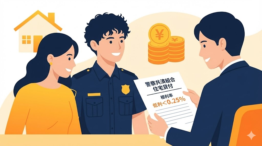 警察共済組合の住宅ローン審査と優遇金利
