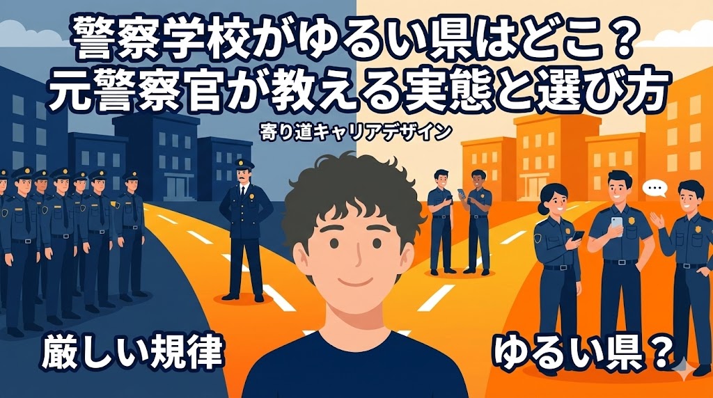 警察学校 ゆるい 県