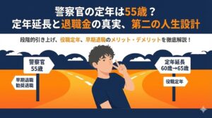 警察官　定年　55歳