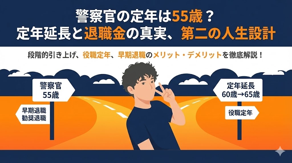 警察官　定年　55歳