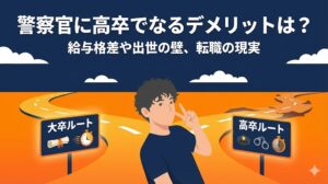 警察官 高卒 デメリット