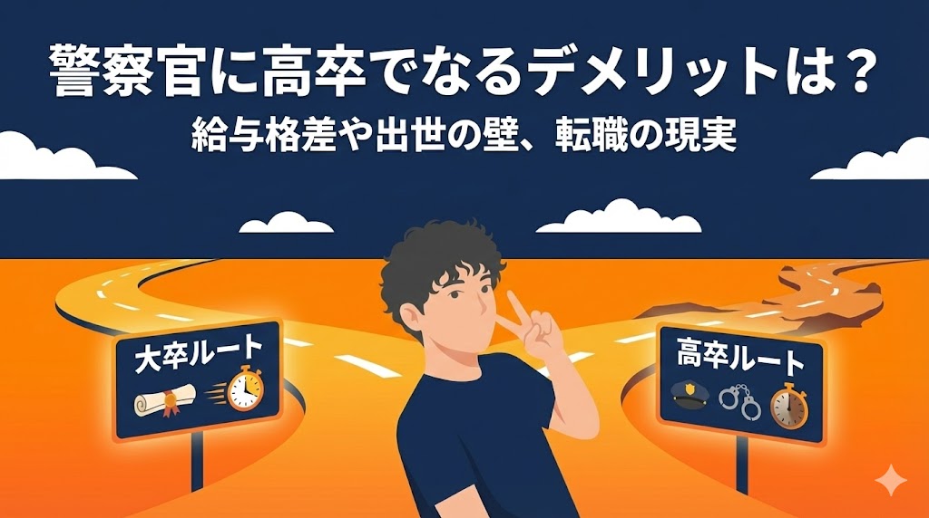 警察官 高卒 デメリット