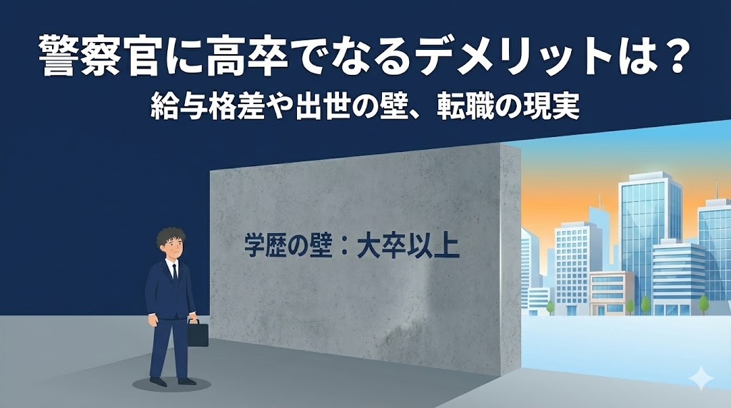 警察官から転職する際の市場価値と学歴の壁