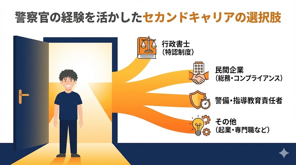 警察官は定年55歳で辞めるべき？第二の人生設計