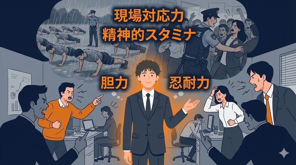 高卒の元警察官だからこそ発揮できる現場対応力