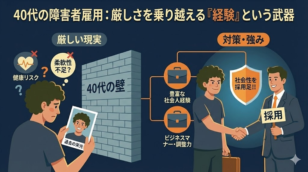 40代の障害者雇用市場における転職の厳しさと対策