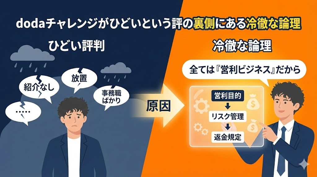 dodaチャレンジがひどいという評判の裏側にある冷徹な論理