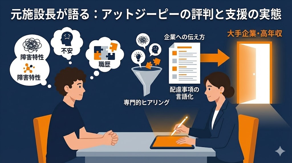 元施設長が語るアットジーピーの評判と支援の実態