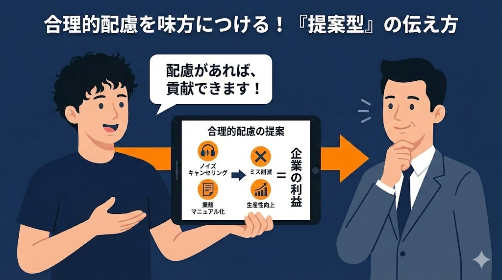 合理的配慮の提供義務化を味方につける具体的な伝え方