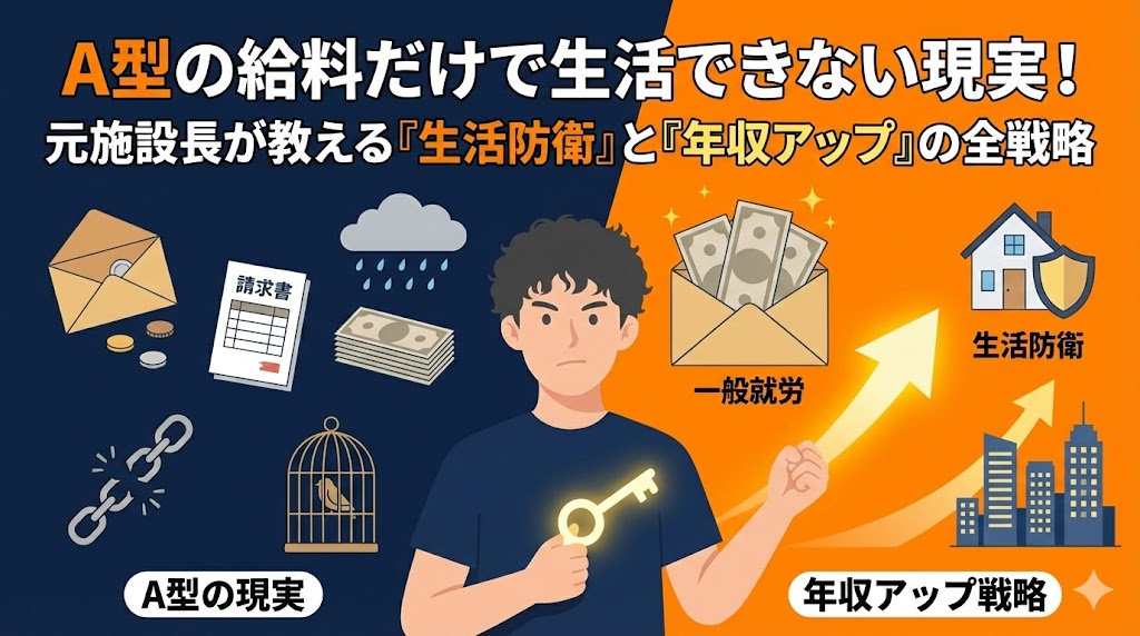元施設長が語る就労継続支援a型で生活できない方へ