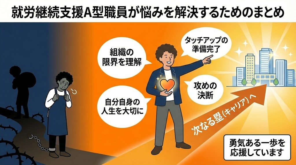 就労継続支援a型の職員が悩みを解決するためのまとめ