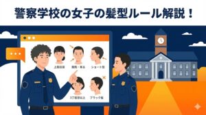 警察学校 女子 髪型