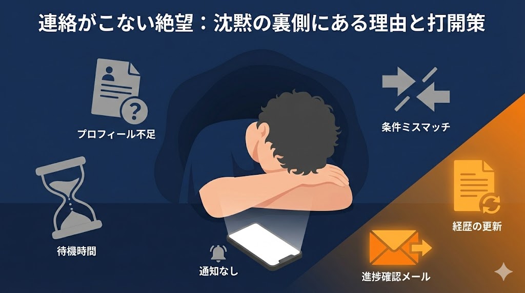 連絡こない場合の理由とアットジーピーでの解決策