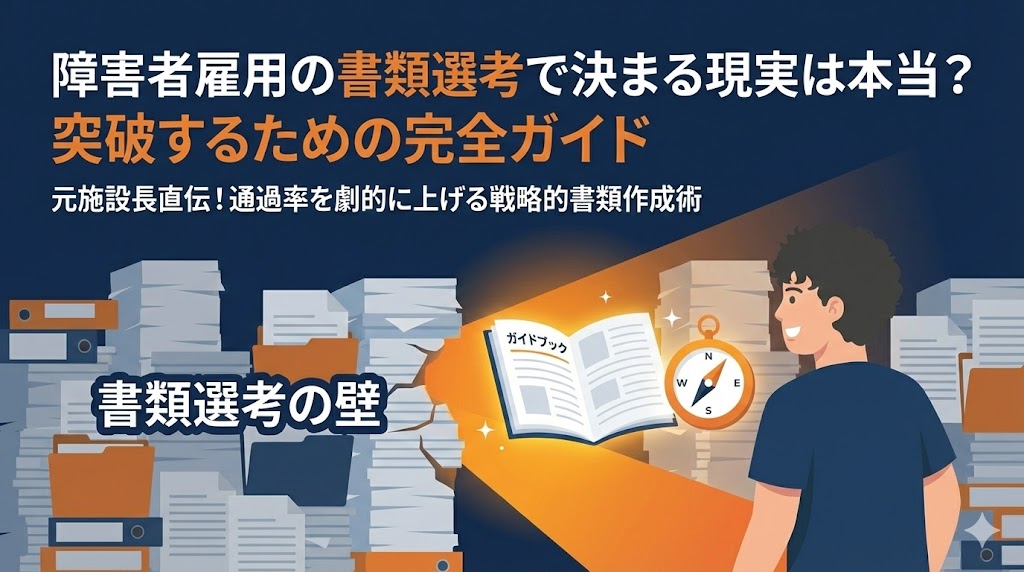 障害者 雇用 書類 選考で決まる