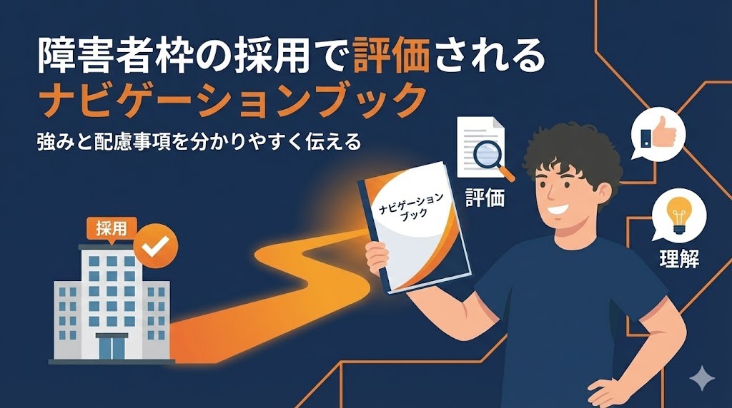 障害者枠の採用で評価されるナビゲーションブック