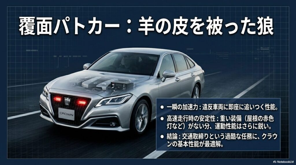 パトカーがクラウンばかりなのはなぜか