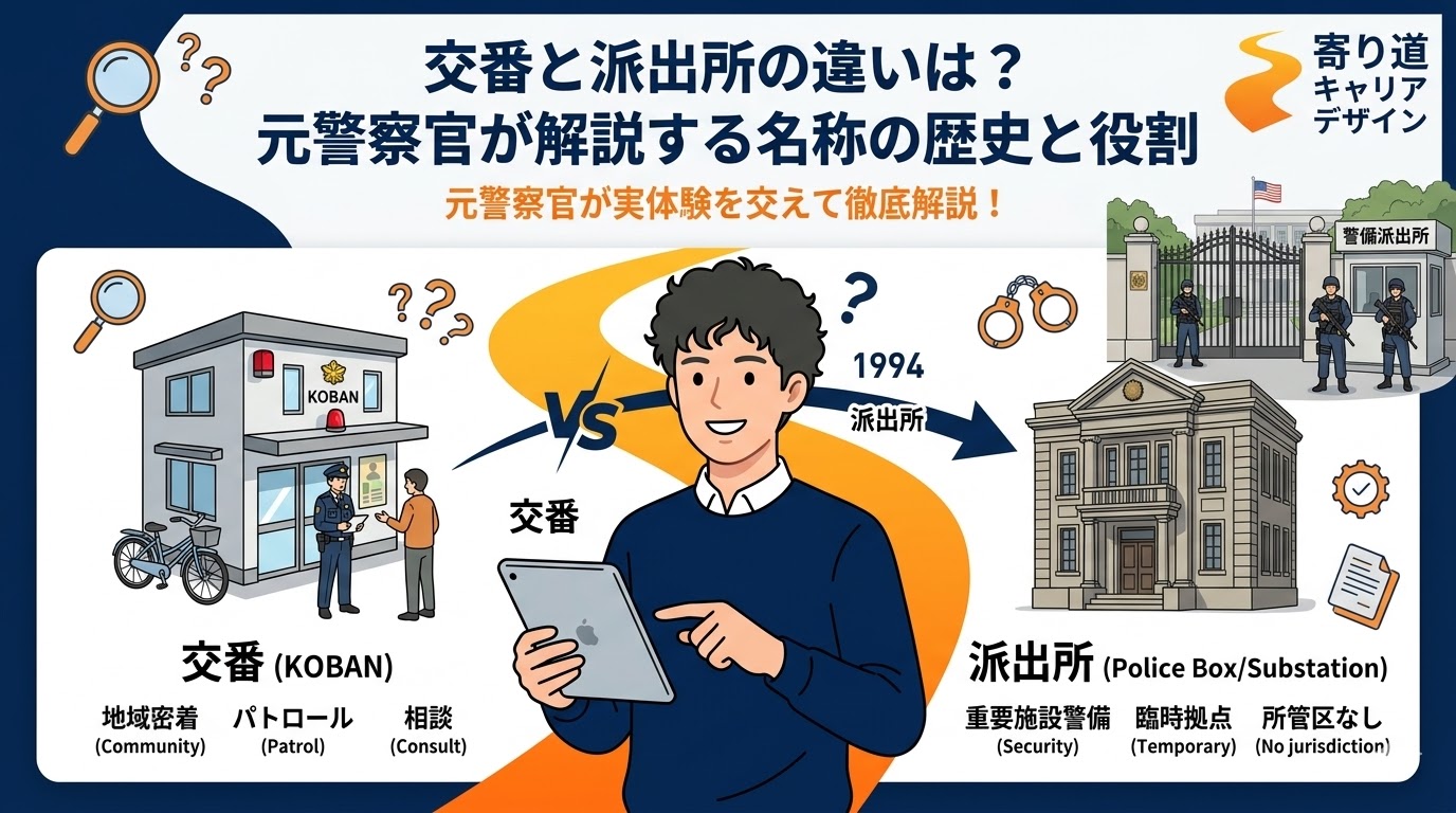 交番と派出所の違い