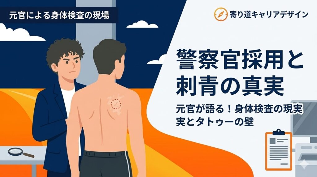 元警察官が語る警察官 タトゥーの厳しい現実と採用の実態