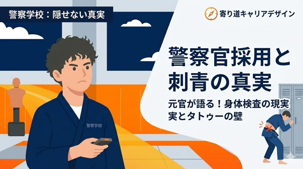 警察官の採用試験とタトゥーの極めて厳しい関係性