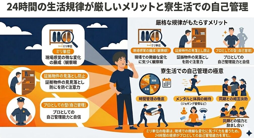 24時間の生活規律が厳しいメリットと寮生活での自己管理