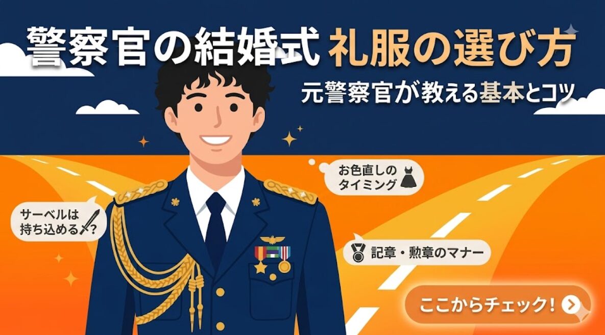 警察官 結婚式 礼服