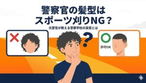 警察官 髪型