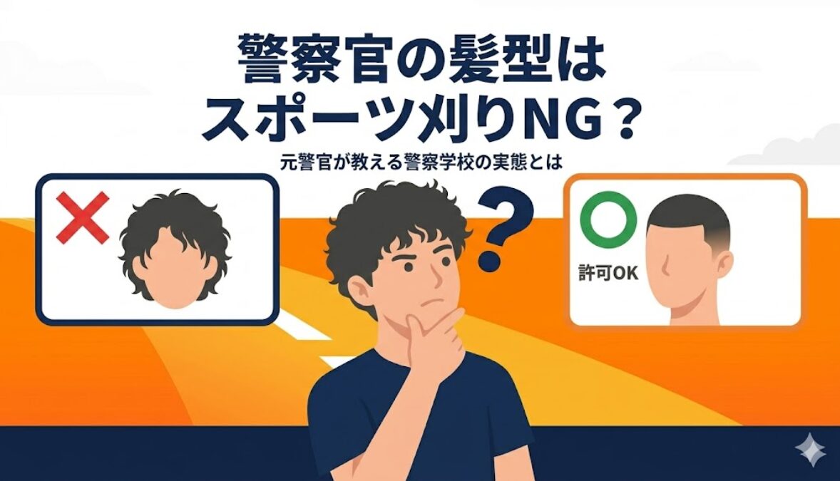 警察官 髪型