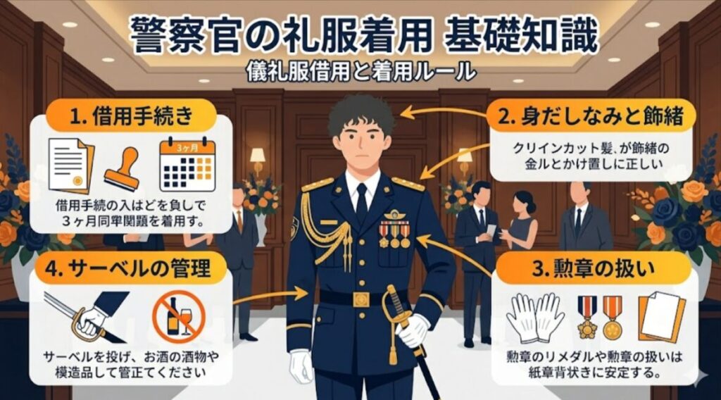 警察官の結婚式で礼服を着用するための基礎知識