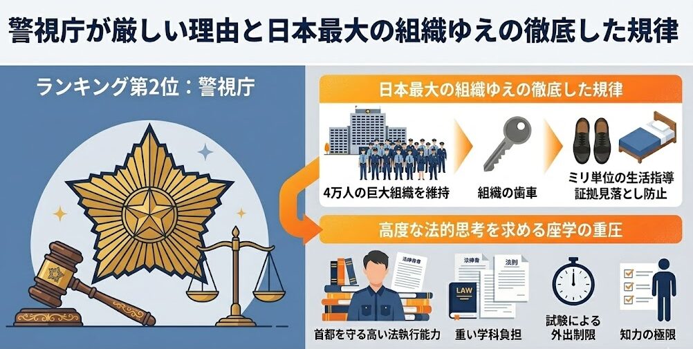 警視庁が厳しい理由と日本最大の組織ゆえの徹底した規律